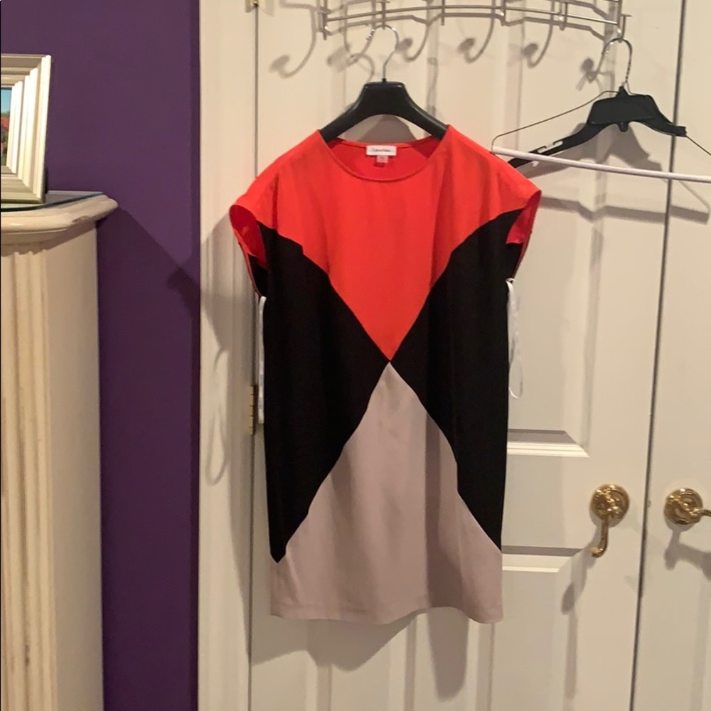 Calvin Klein shift work dress